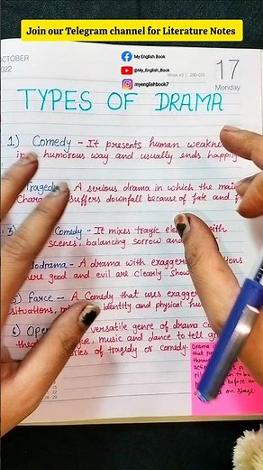 Types of Drama in English Literature | Elements of Drama | What is Drama English Literature #drama