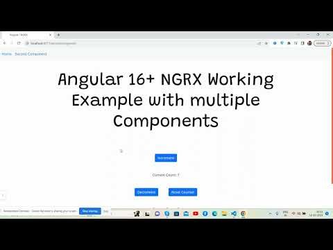 Angular 16+ Data Sharing | State Management Between Components Using NGRX