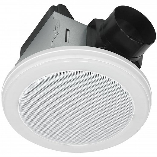 Reviews for HOMEWERKS 80 CFM Ceiling Mount Bathroom Exhaust Fan with Bluetooth Speaker and LED Light | Pg 1 - The Home Depot