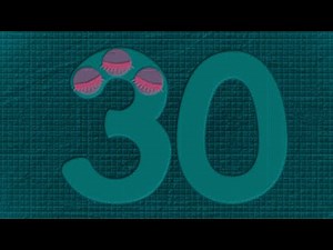 Endless Numbers Count 30, Inversion Color Effect, Bevel Effect, Blue Effect & G major Effect.