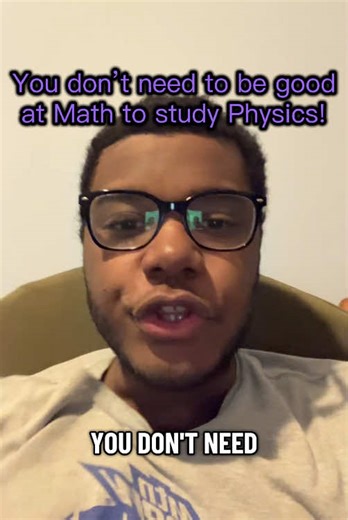 #greenscreen You don’t need to be good at Math to study Physics! Share this video! Check out my algebra guide for STEM (link in bio)!