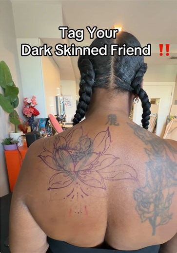 Celebrating Dark Skin with Colorful Tattoos