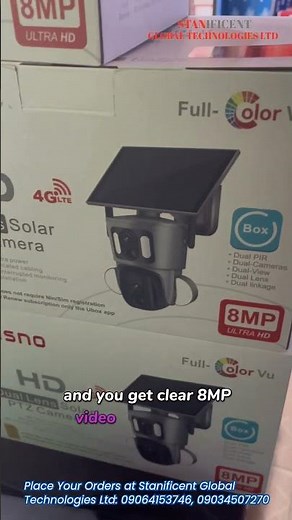 See Everything From Your Phone! Ausno 8MP 4G Solar PTZ Camera UBOX