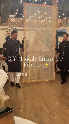 DIY Nikkah Entrance Frame Ideas