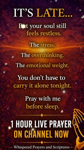 It’s Late… Pray This Before You Sleep Tonight | Peaceful Night Prayer