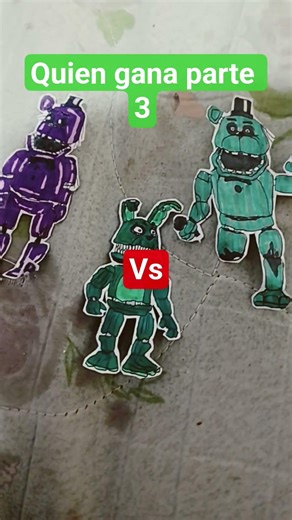 springtrap vs 3 animatronicos