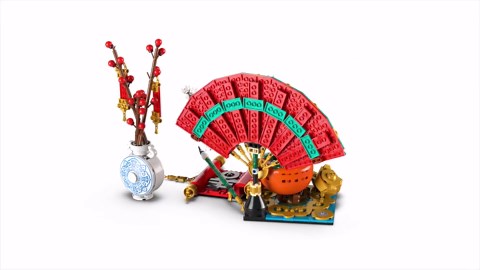 LEGO Spring Festival Good Fortune - Learning and Educational Building Toy - Chinese Festival Toy for Kids, Boys and Girls, Ages 9+ - Cultural Gift for Display and Decor - 80117