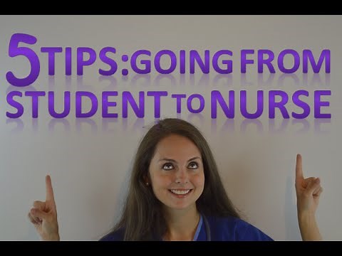 New Nurse Tips | 5 Tips on How to Transition from Nursing Student to New Nurse Graduate