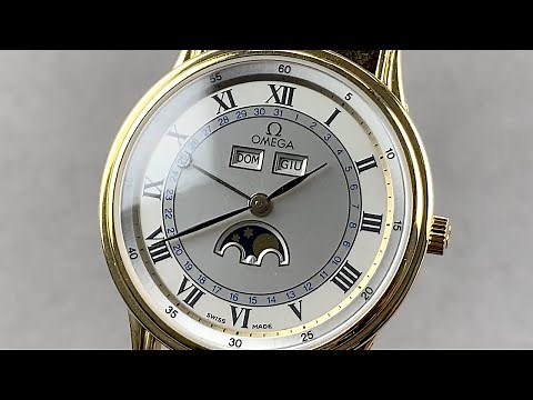 Vintage Omega Moonphase Triple Calendar (Phase de Lune Or) 156.003 Omega Watch Review