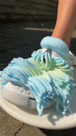 The Most Satisfying Squish Ever 👟✨ #shorts #asmr