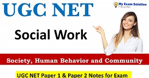 Society, Human Behavior and Communities for UGC NET