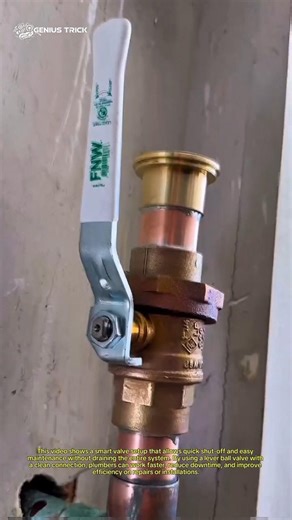 🔥 This Valve Trick Will Save You HOURS on Plumbing Jobs (USA Standard Hack!)
