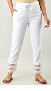 28K views · 356 reactions | Pure Cotton Fabric Pants With Lace Work...