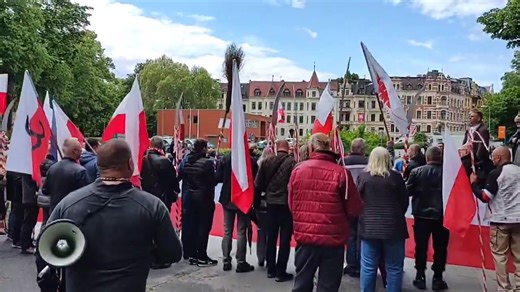 On the German-Polish border in Görlitz, Poles protested against Germany’s transfer of illegal migrants into their territory. Before the Bundespolizei, Poles sang "Rota", a 1908 anthem defying the German Empire’s forced Germanisation during Poland’s partition. "We won't let German spit in our face Nor Germanise our children Armed up will arise our force Holy Ghost will be leading We'll go when the golden horn will sound So help us God! So help us God!" Source: X @HubnerrMax | British Poles