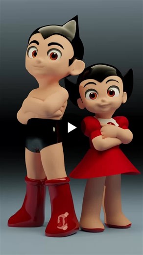 #astroboy #uran #anime #scifi #3danimation #animation #3dmodel #3dmodelling | Dennis Harper
