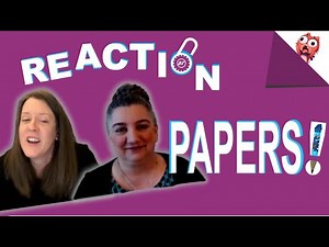 So, You Have To Write A Reaction Paper?