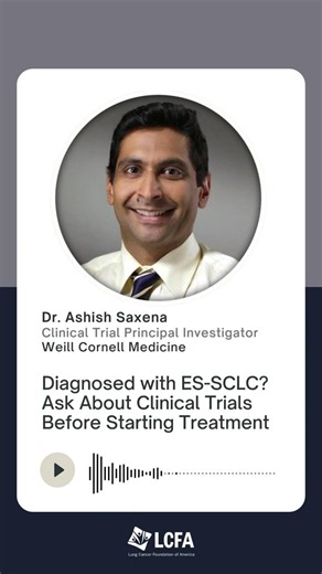 Newly Diagnosed? Ask About Clinical Trials | Dr. Ashish Saxena