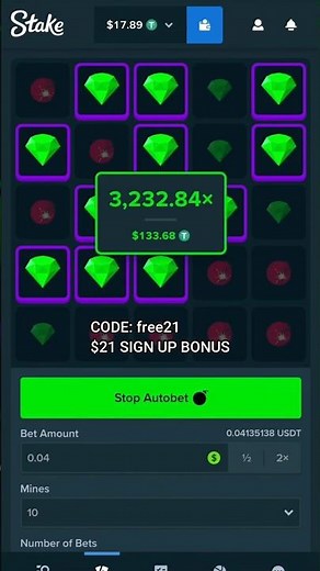 Stake mines turn $20 into $151 with this strategy!