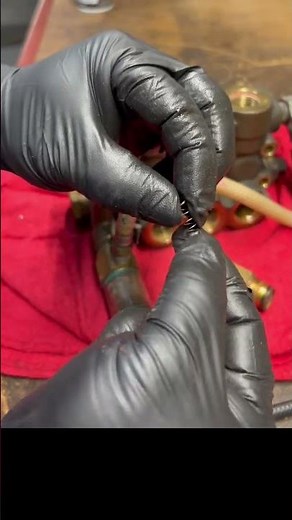 Leaking soap dispenser - check the spring and ball bearing