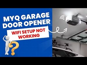 myq garage door opener not working?
