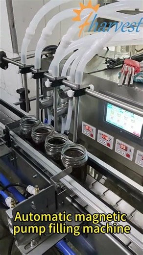 Automatic magnetic pump filling machine, liquid filler equipment