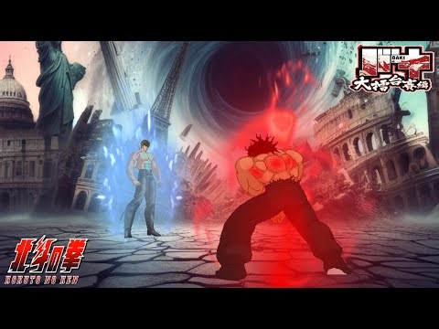 Kenshiro vs Yujiro Hanma - Baki The Grappler X Hokuto no Ken (Fist of the North Star)