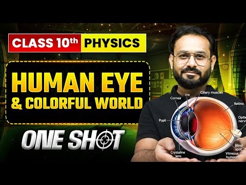 HUMAN EYE & COLORFUL WORLD Class 10 Physics | Complete One Shot in Pure English