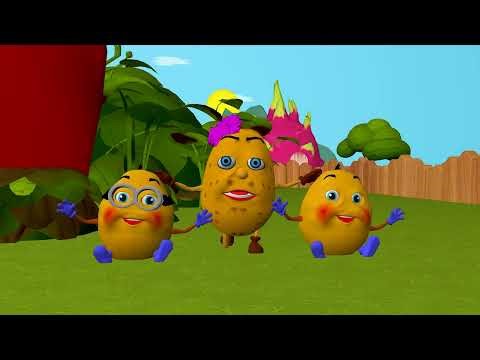 Aloo Kachaloo Song | Hindi Nursery Rhymes | Kids Cartoon | 3D Animation | Pari Kids