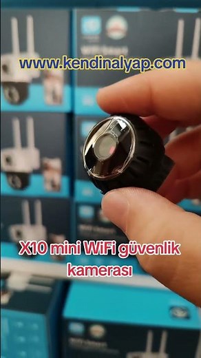 The world's smallest remotely monitored mini WiFi security camera x10 diy pttavm trendyol