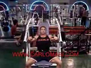 COLT Man Carlo Masi at the Gym. www.carlomasi.com