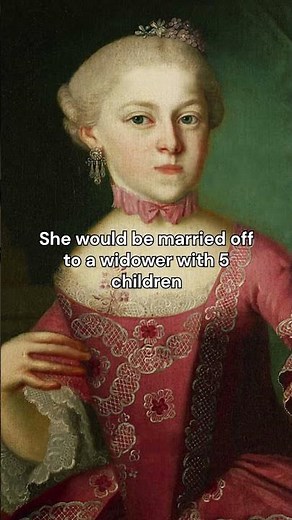 The tragic truth of women | Maria Anna Mozart #art #arthistory #history #mozart