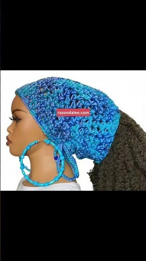 Crochet Dreadlock Hats with Drawstring by Razonda Lee