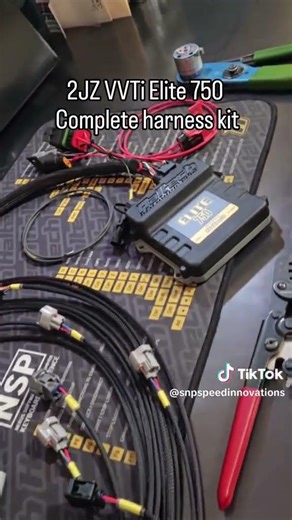 2JZ VVTi Complete Engine Harness Kit With Haltech Elite 750!
