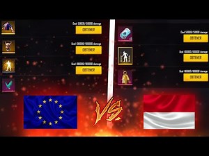 REGIÓN EUROPA VS REGION INDONESIA *CUÁL ES MEJOR?* / FREE FIRE / ALÍEN TC