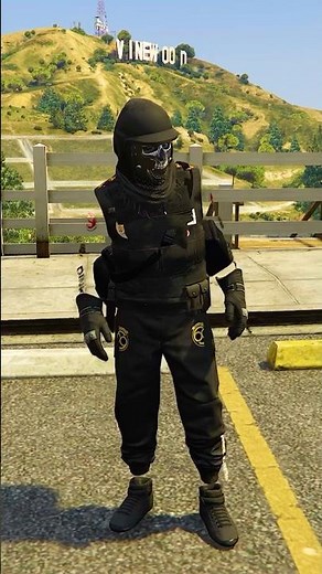 GTA 5 Black Outfit Tutorial! #gta5outfits #gtaoutfits #gta5 #gta5shorts