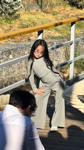 Medina Galymzhankyzy on Instagram: "If I hadn’t become a model, I would have become… become a model. #modeling #model #modelphotoshoot #runway #kidmodel"