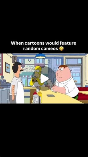 Aaron Archie on Instagram: "I know a lot of one are wondering why Homer is even there 藍. I love the randomness of cartoons. What’s the most random cameo you’ve seen in a cartoon?"