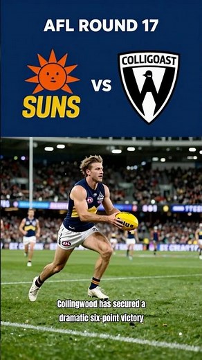 Collingwood vs Gold Coast Suns Highlights 🔥 | AFL Round 17 (2026) Full Match Recap & Analysis