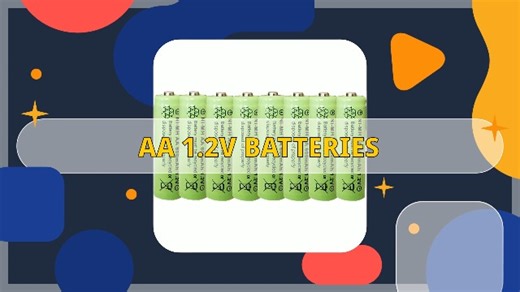 Watch AA nimh rechargeable batteries for solar,1.2v 600mah ni-mh on Amazon Live