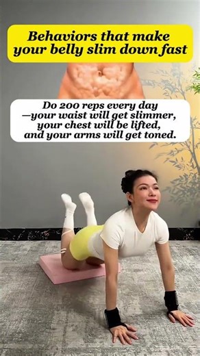 The Fastest Ways to Slim Your Belly—Change These Habits! #exercise #abs#sports