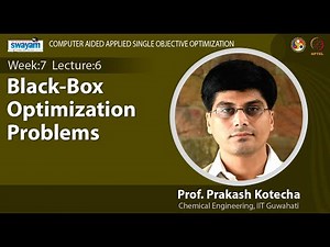 Lec 21 : Black-Box Optimization Problems
