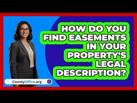 How Do You Find Easements In Your Property's Legal Description? - CountyOffice.org