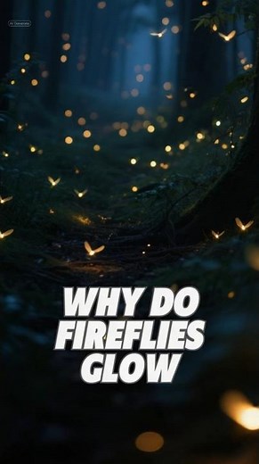 Why do fireflies glow?