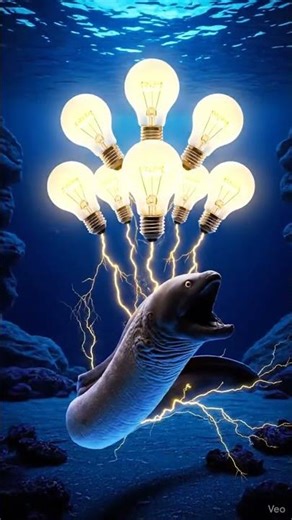 Did You Know Electric Eels Can Power 10 Light Bulbs at Once? ⚡🐍 | Amazing Animal Facts