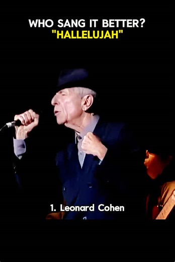 One song. So many emotions. “HALLELUJAH” 🕯️ Every voice tells a different story. Which one hits you the hardest? #hallelujah #coversong #musicstory #vocals #legendarysong