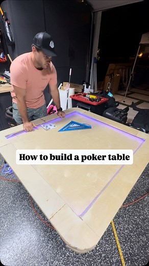 10K views · 431 reactions | How to build a poker table…. | brock__davies | Facebook