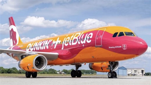 JetBlue Unveils Dunkin' A320 Livery, With Special Offer For Passengers