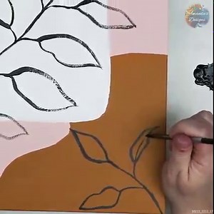 428K views · 1K reactions | Acrylic Boho Style Painting | Amanda's Designs | Facebook