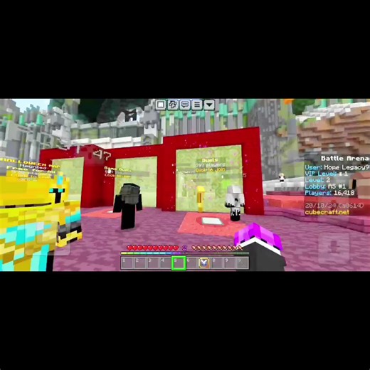 #fyp #Minecraft #pvp #cubecraft #1v1