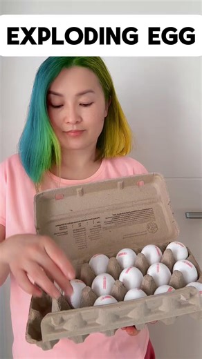 Exploding Egg Trend #explodingegg